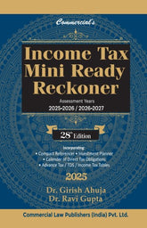 Commercial's Income Tax Mini Ready Reckoner by Dr. Girish Ahuja & Dr. Ravi Gupta